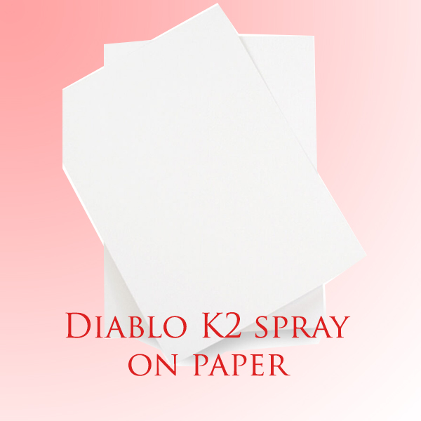 Diablo K2 spray on paper - Quality Spice Incense